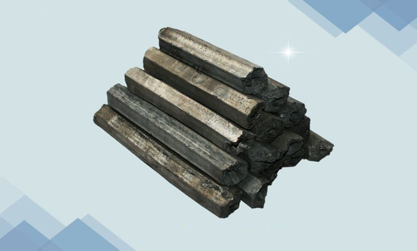 Sawdust briquette charcoal