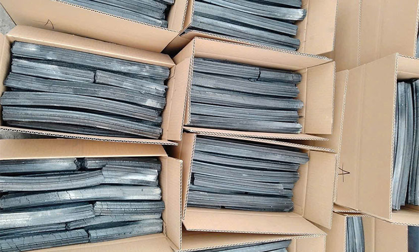 Sawdust briquette charcoal