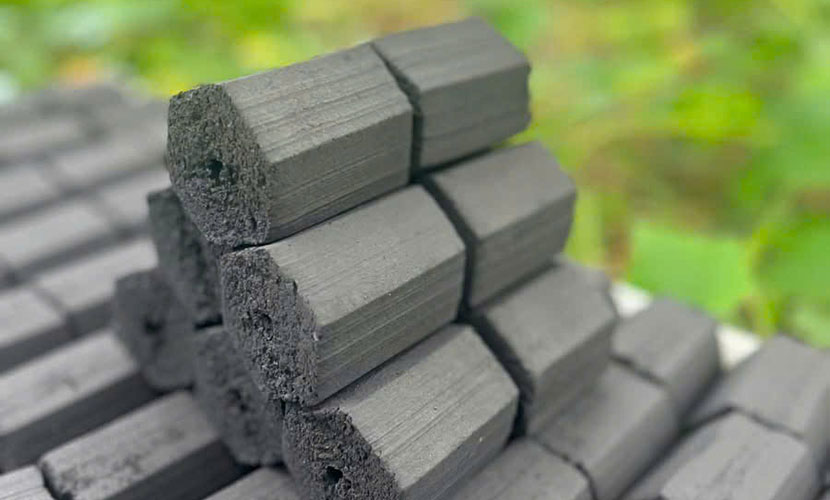Coconut charcoal briquettes