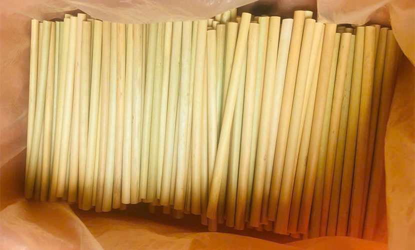 Vietnamese bamboo straws