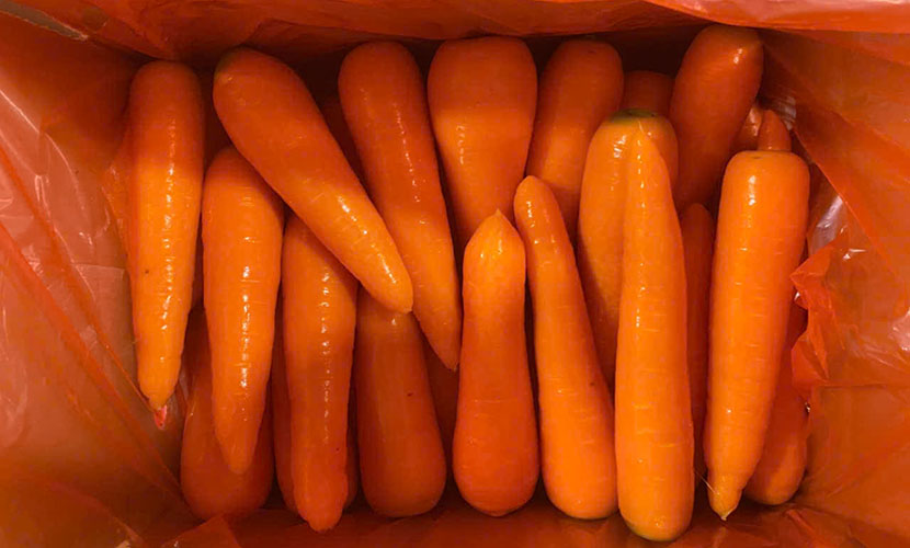 Vietnamese fresh carrot box