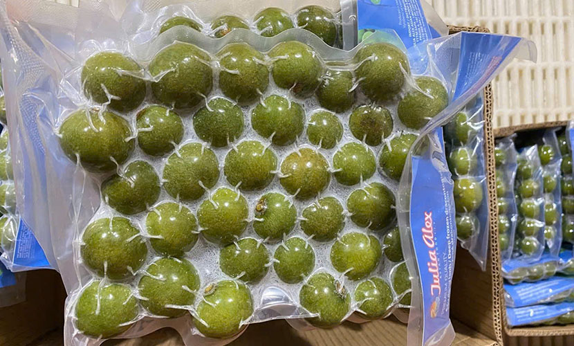 Vietnamese frozen dracontomelon