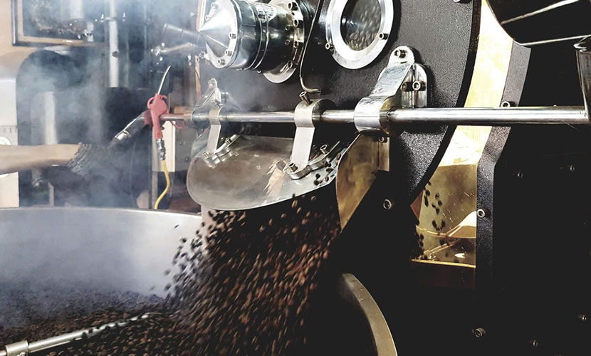 A factory of coffee bean in Vietnam