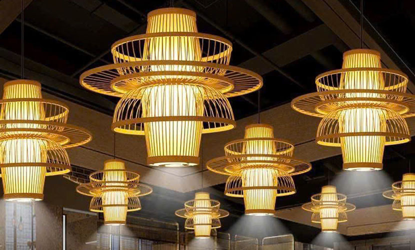 Vietnamese bamboo lampshade