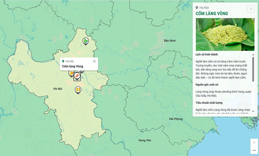 Vietnam agricultural map