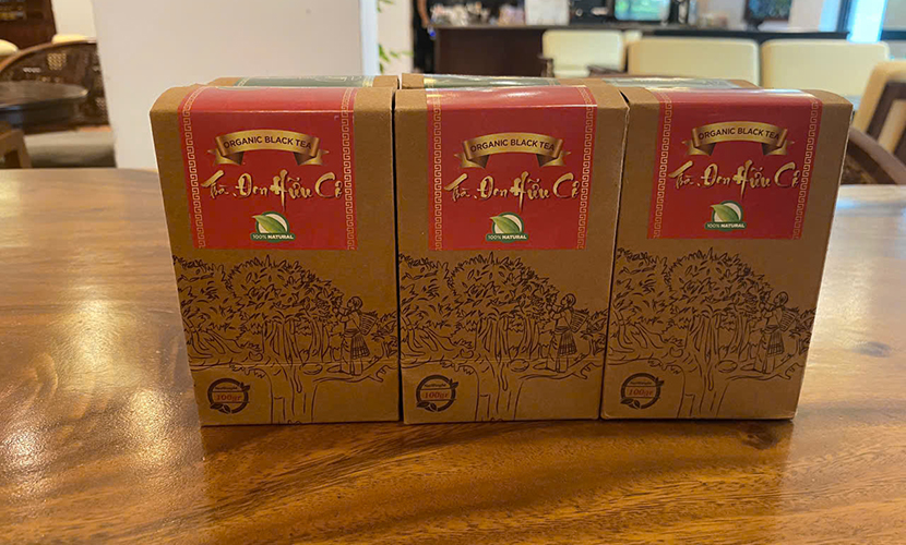 Organic black tea from Vietnam