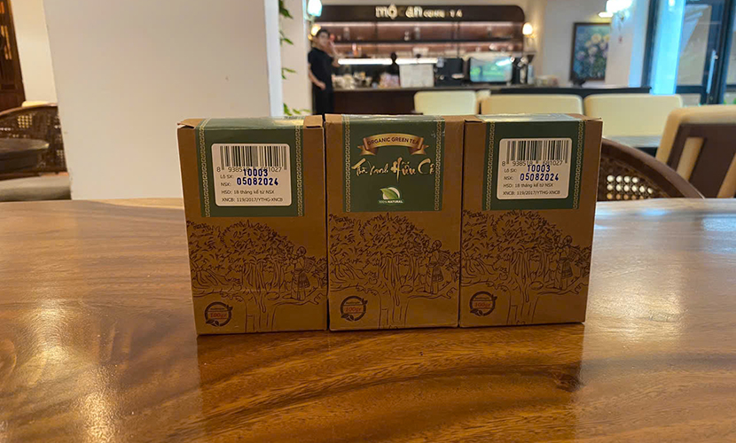 Organic green tea from Vietnam