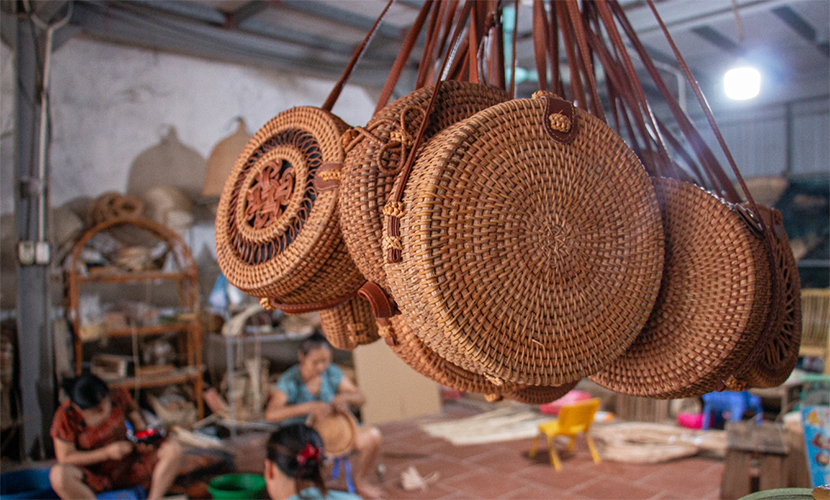 Vietnamese rattan bags