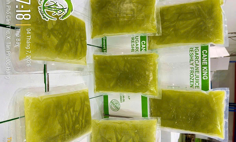 Frozen sugarcane juice from Vietnam