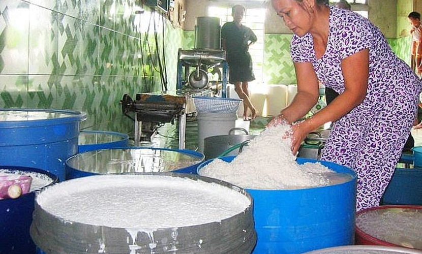 Vietnamese rice vermicelli process